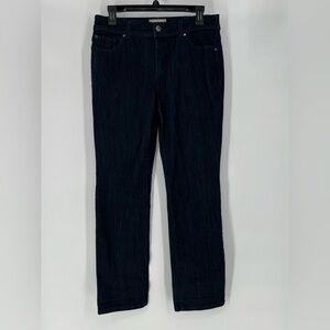 CHICO’S FABULOUSLY SLIMMING DARK BLUE‎ STRAIGHT LEG JEANS